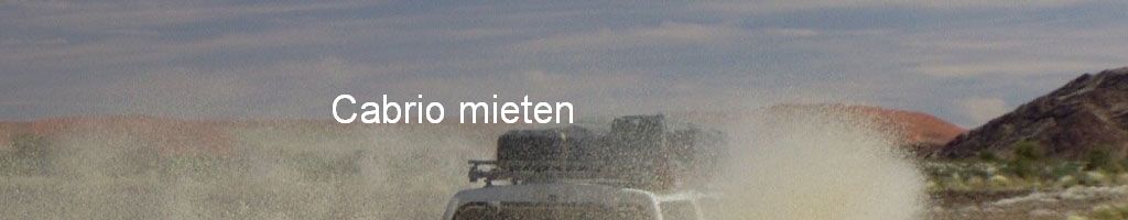 Cabrio mieten