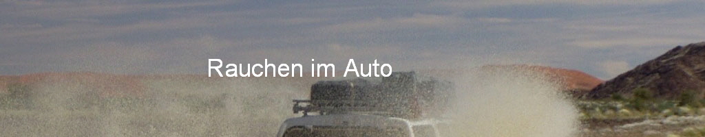 Rauchen im Auto